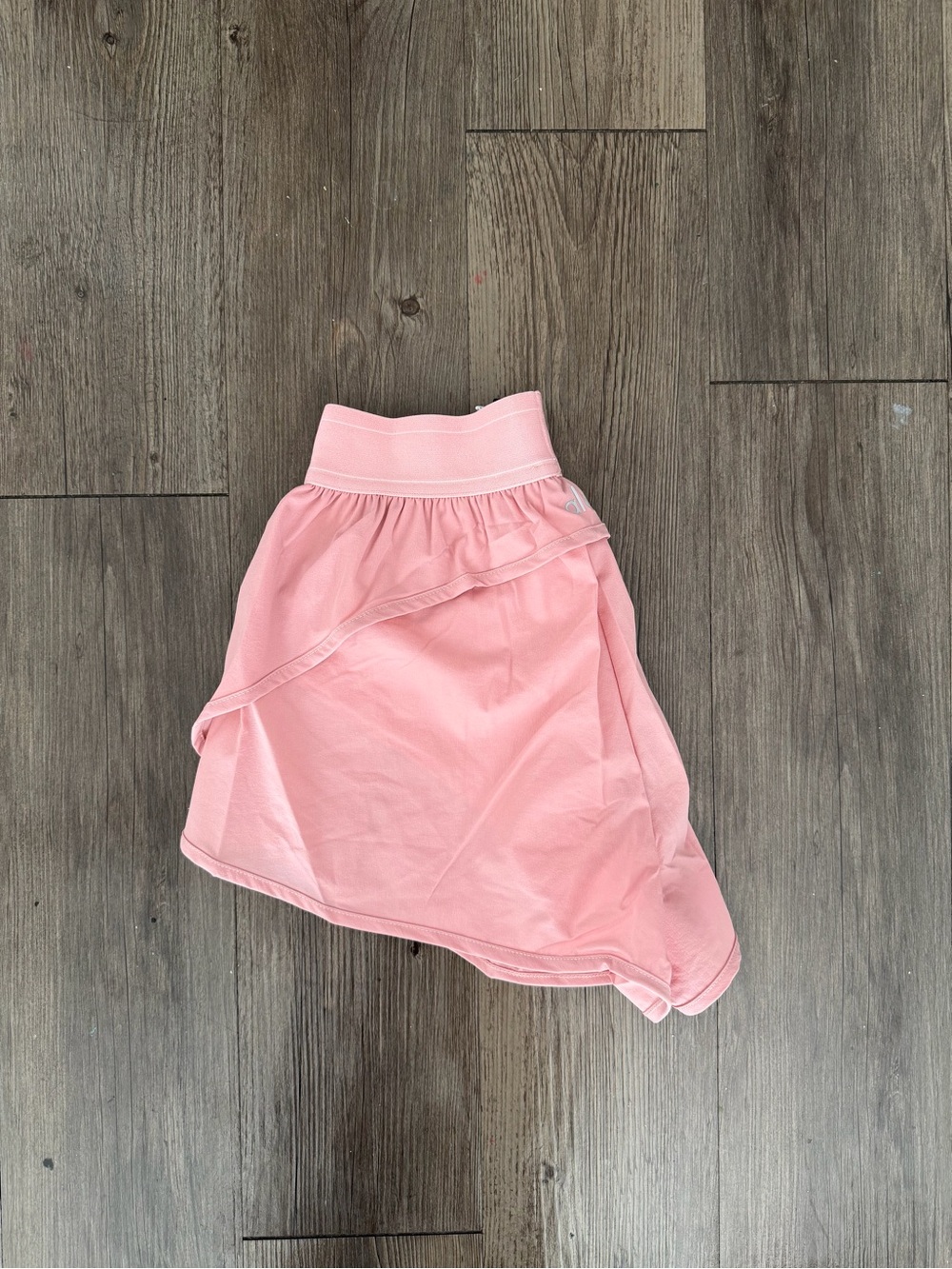 Alo Vintage Pink Match Point Shorts